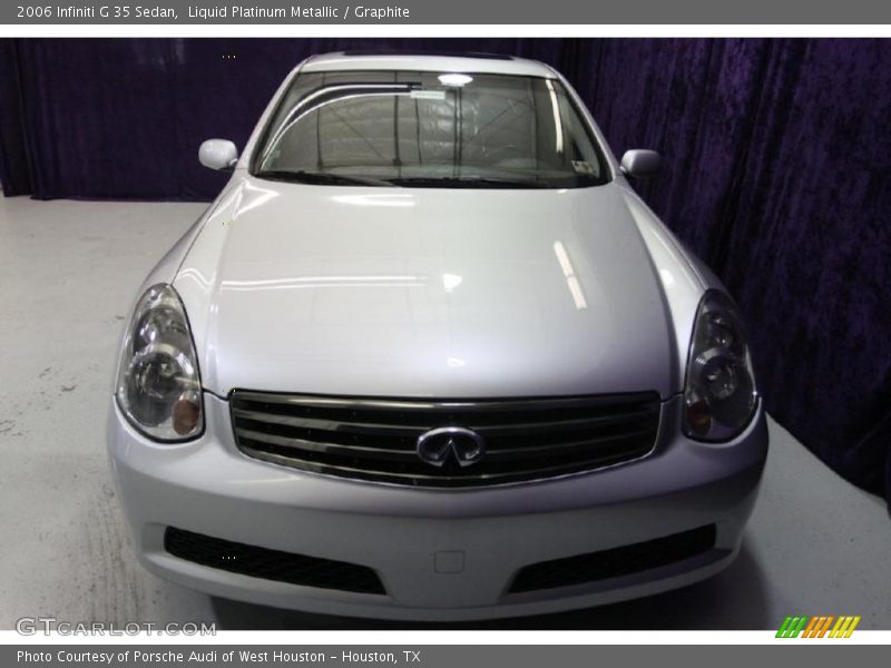 Liquid Platinum Metallic / Graphite 2006 Infiniti G 35 Sedan