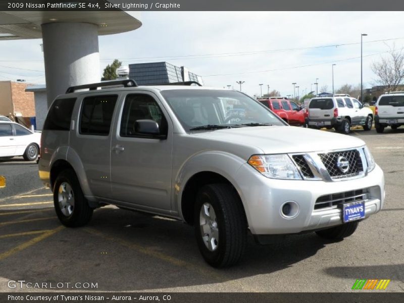 Silver Lightning / Graphite 2009 Nissan Pathfinder SE 4x4