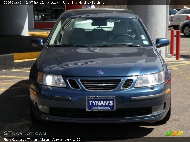 Fusion Blue Metallic / Parchment 2006 Saab 9-3 2.0T SportCombi Wagon