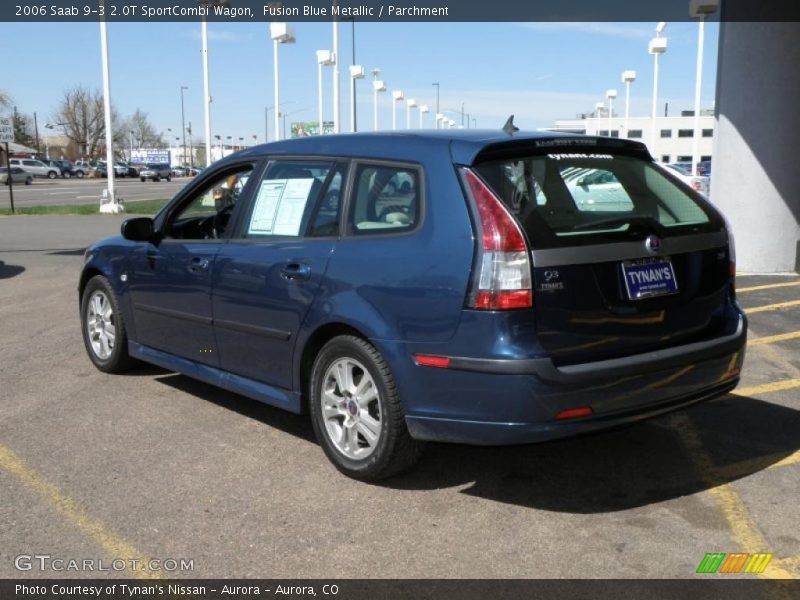 Fusion Blue Metallic / Parchment 2006 Saab 9-3 2.0T SportCombi Wagon