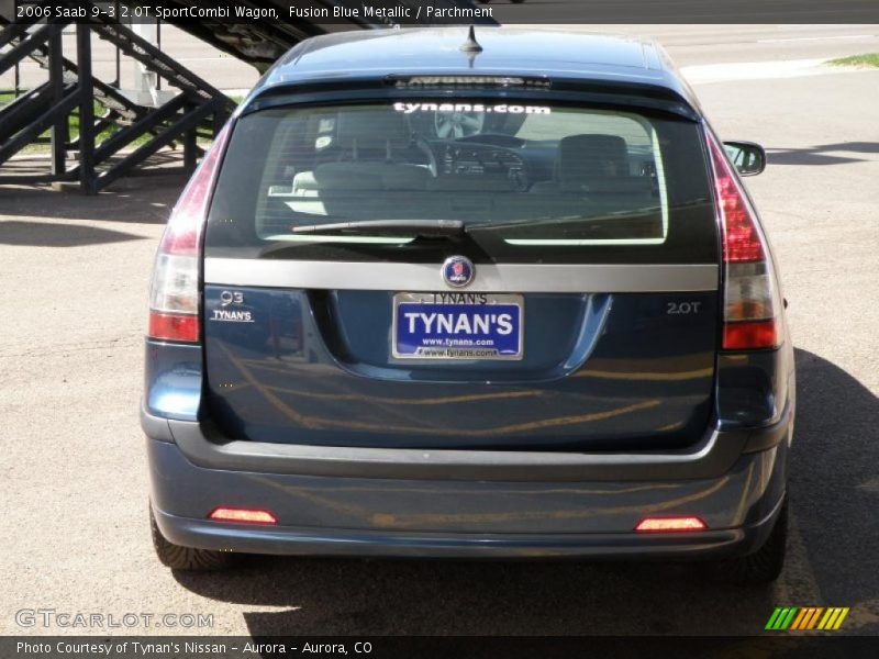 Fusion Blue Metallic / Parchment 2006 Saab 9-3 2.0T SportCombi Wagon