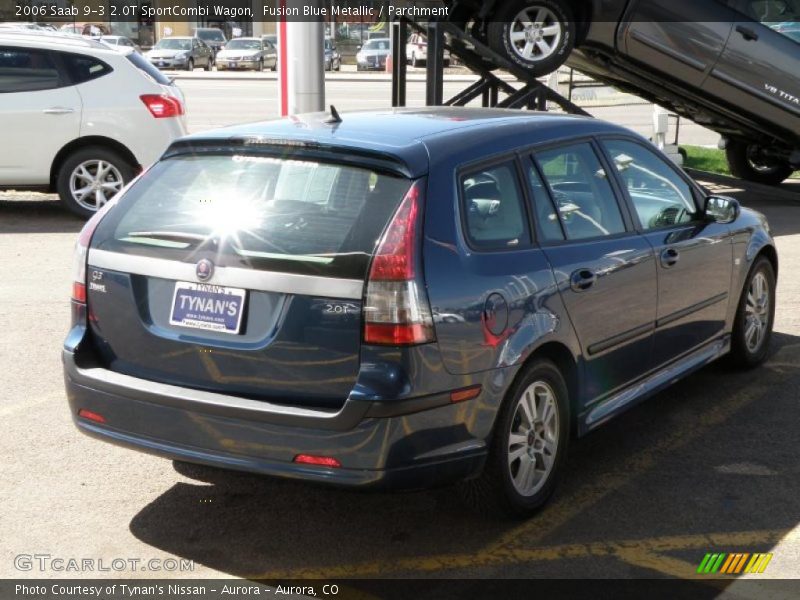 Fusion Blue Metallic / Parchment 2006 Saab 9-3 2.0T SportCombi Wagon