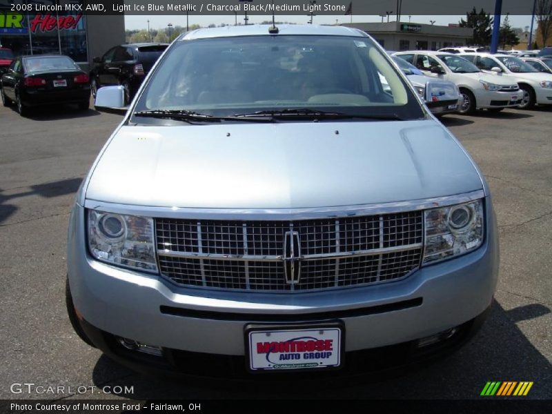 Light Ice Blue Metallic / Charcoal Black/Medium Light Stone 2008 Lincoln MKX AWD