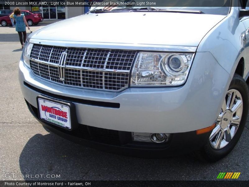 Light Ice Blue Metallic / Charcoal Black/Medium Light Stone 2008 Lincoln MKX AWD