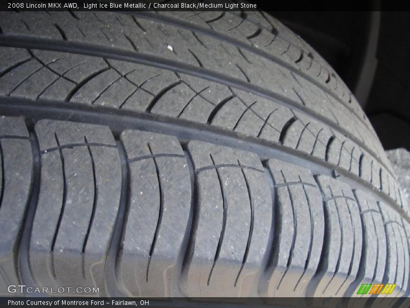 Light Ice Blue Metallic / Charcoal Black/Medium Light Stone 2008 Lincoln MKX AWD