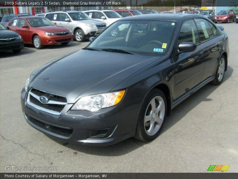 Diamond Gray Metallic / Off Black 2009 Subaru Legacy 2.5i Sedan