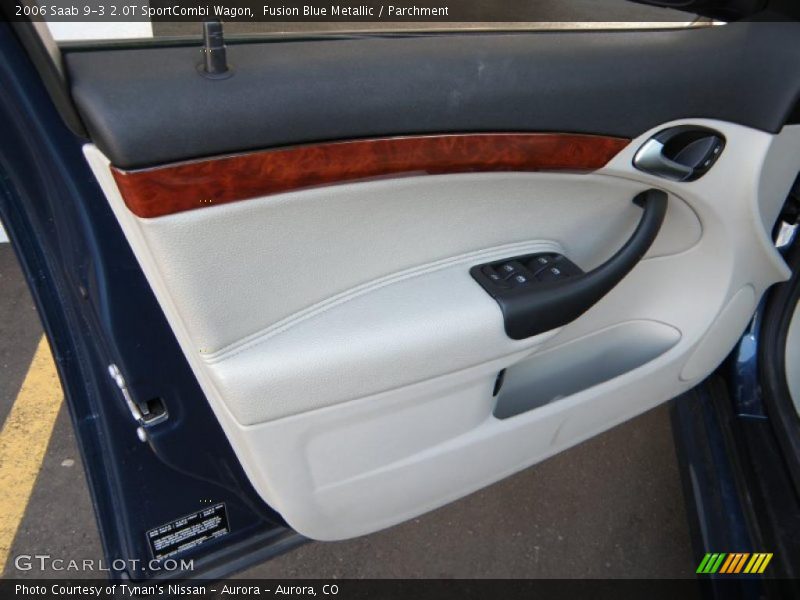 Fusion Blue Metallic / Parchment 2006 Saab 9-3 2.0T SportCombi Wagon