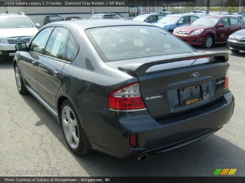 Diamond Gray Metallic / Off Black 2009 Subaru Legacy 2.5i Sedan