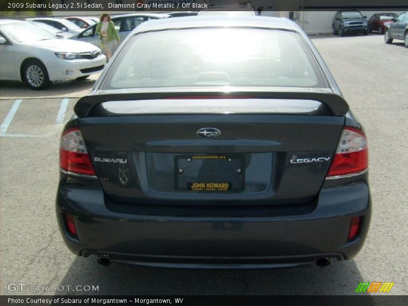 Diamond Gray Metallic / Off Black 2009 Subaru Legacy 2.5i Sedan