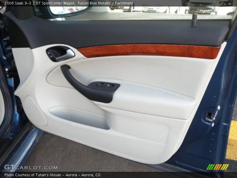Fusion Blue Metallic / Parchment 2006 Saab 9-3 2.0T SportCombi Wagon
