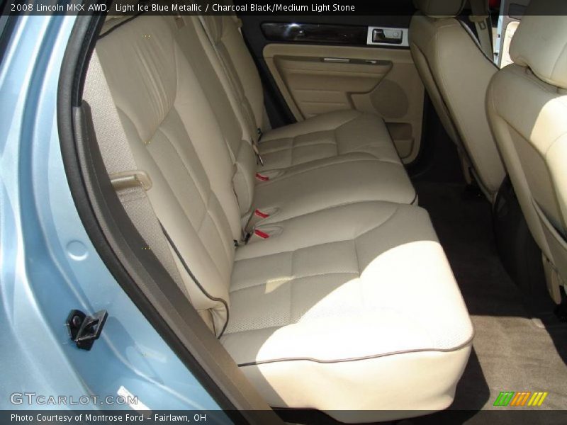 Light Ice Blue Metallic / Charcoal Black/Medium Light Stone 2008 Lincoln MKX AWD