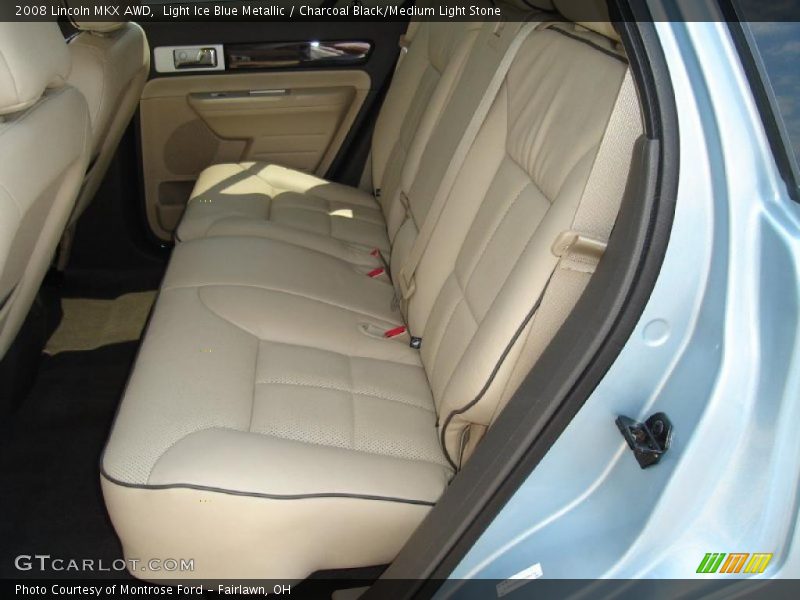 Light Ice Blue Metallic / Charcoal Black/Medium Light Stone 2008 Lincoln MKX AWD