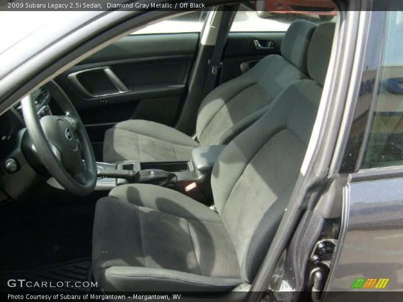 Diamond Gray Metallic / Off Black 2009 Subaru Legacy 2.5i Sedan