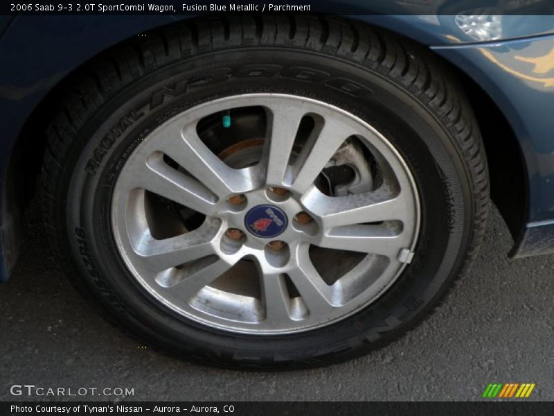 Fusion Blue Metallic / Parchment 2006 Saab 9-3 2.0T SportCombi Wagon