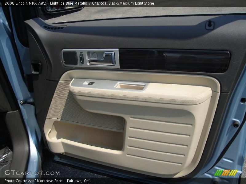 Light Ice Blue Metallic / Charcoal Black/Medium Light Stone 2008 Lincoln MKX AWD