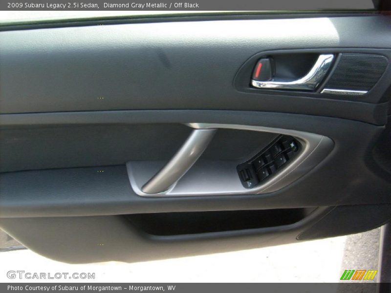Diamond Gray Metallic / Off Black 2009 Subaru Legacy 2.5i Sedan