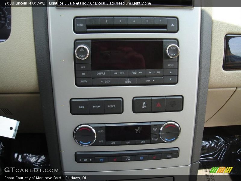 Light Ice Blue Metallic / Charcoal Black/Medium Light Stone 2008 Lincoln MKX AWD
