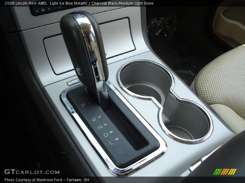 Light Ice Blue Metallic / Charcoal Black/Medium Light Stone 2008 Lincoln MKX AWD