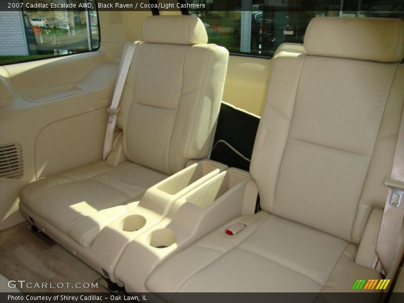 Black Raven / Cocoa/Light Cashmere 2007 Cadillac Escalade AWD