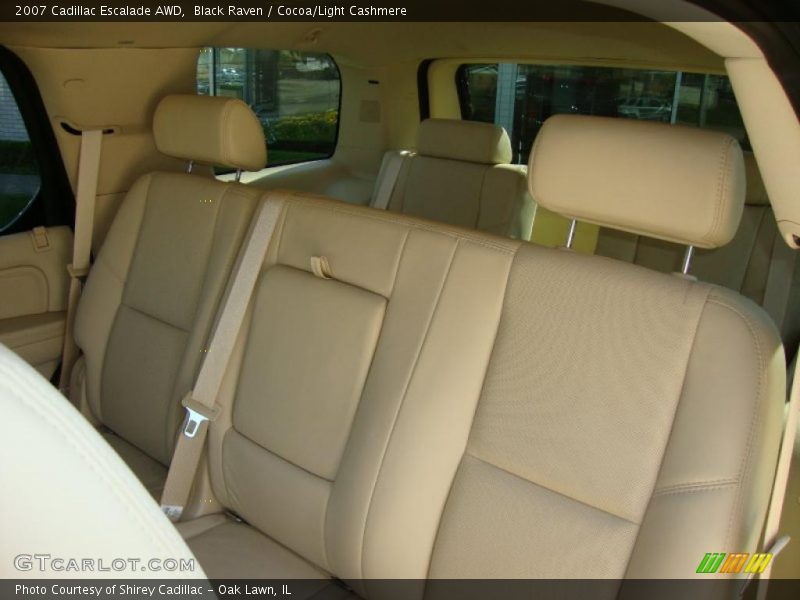 Black Raven / Cocoa/Light Cashmere 2007 Cadillac Escalade AWD