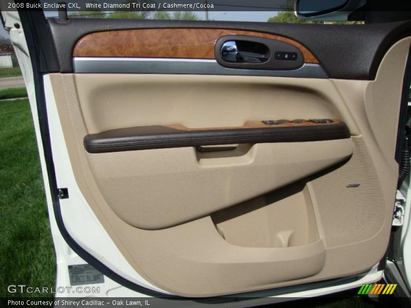 White Diamond Tri Coat / Cashmere/Cocoa 2008 Buick Enclave CXL