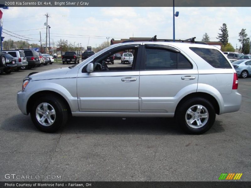 Bright Silver / Gray 2008 Kia Sorento EX 4x4