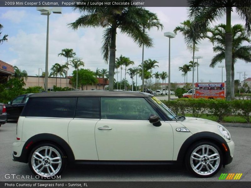 Pepper White / Lounge Hot Chocolate Leather 2009 Mini Cooper S Clubman