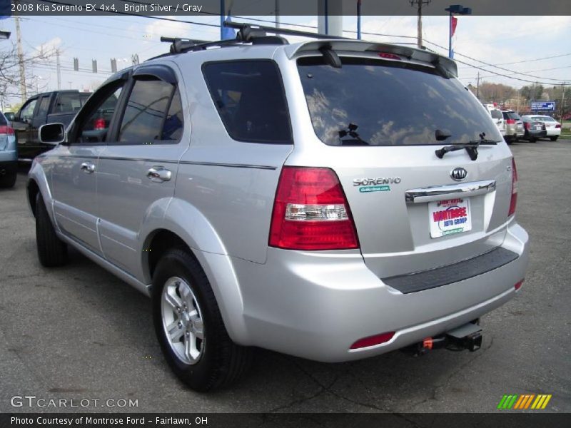 Bright Silver / Gray 2008 Kia Sorento EX 4x4