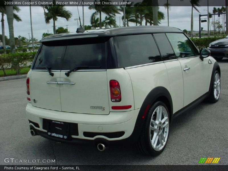 Pepper White / Lounge Hot Chocolate Leather 2009 Mini Cooper S Clubman