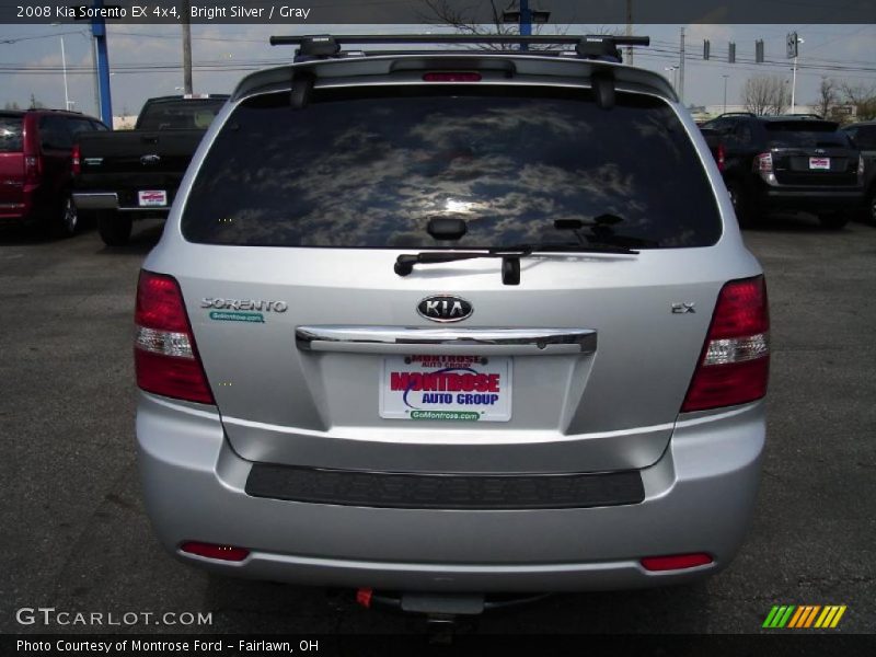 Bright Silver / Gray 2008 Kia Sorento EX 4x4