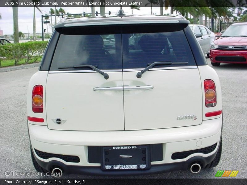 Pepper White / Lounge Hot Chocolate Leather 2009 Mini Cooper S Clubman