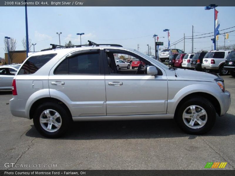 Bright Silver / Gray 2008 Kia Sorento EX 4x4