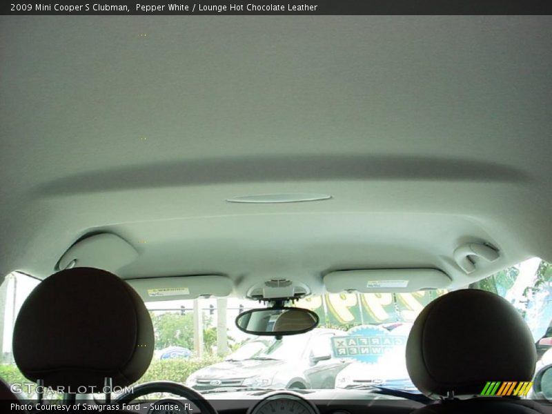 Pepper White / Lounge Hot Chocolate Leather 2009 Mini Cooper S Clubman