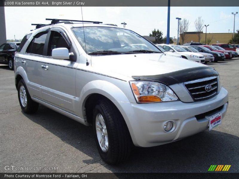Bright Silver / Gray 2008 Kia Sorento EX 4x4