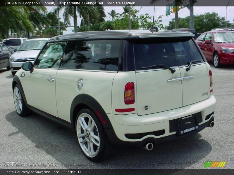 Pepper White / Lounge Hot Chocolate Leather 2009 Mini Cooper S Clubman