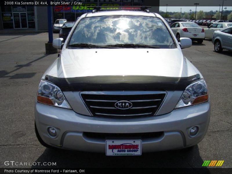 Bright Silver / Gray 2008 Kia Sorento EX 4x4