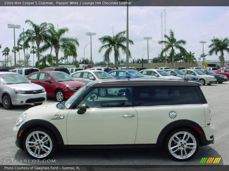 Pepper White / Lounge Hot Chocolate Leather 2009 Mini Cooper S Clubman