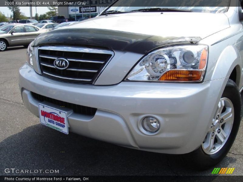 Bright Silver / Gray 2008 Kia Sorento EX 4x4
