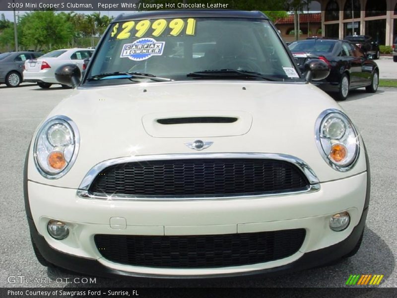 Pepper White / Lounge Hot Chocolate Leather 2009 Mini Cooper S Clubman