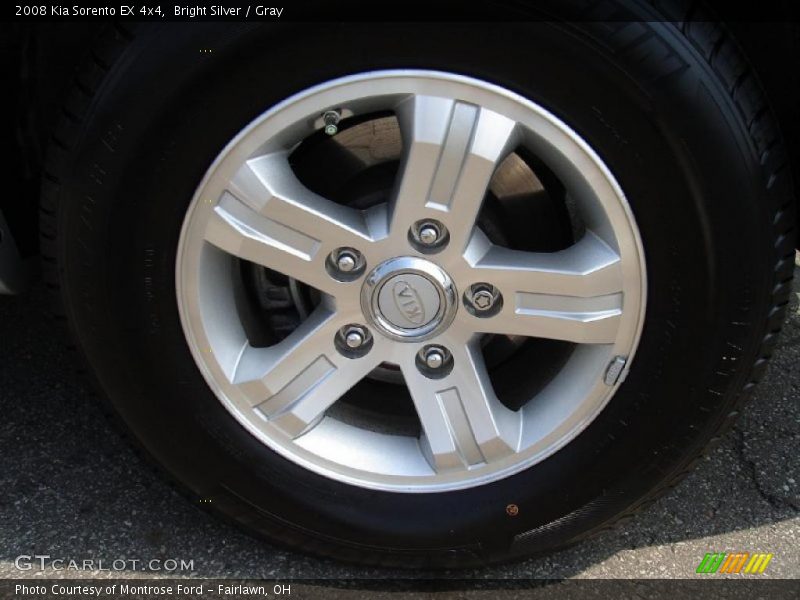 Bright Silver / Gray 2008 Kia Sorento EX 4x4