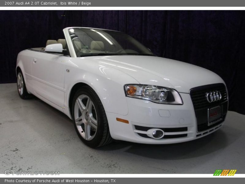 Ibis White / Beige 2007 Audi A4 2.0T Cabriolet