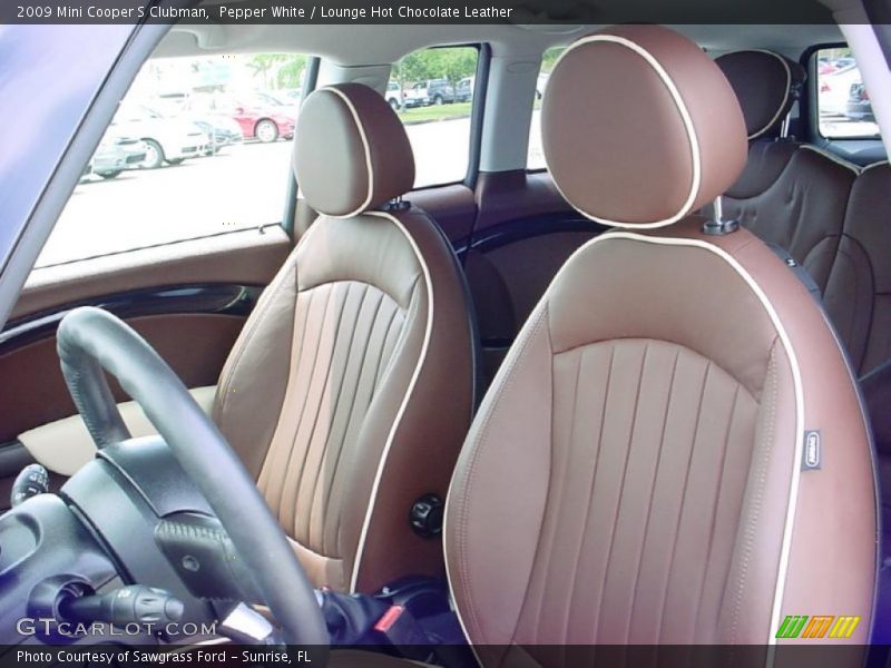 Pepper White / Lounge Hot Chocolate Leather 2009 Mini Cooper S Clubman
