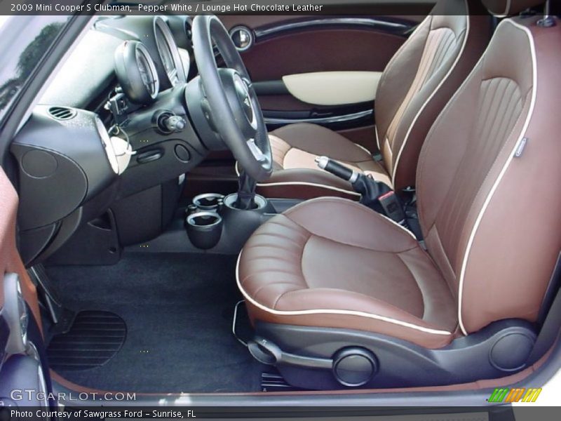Pepper White / Lounge Hot Chocolate Leather 2009 Mini Cooper S Clubman