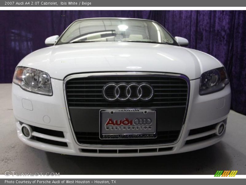 Ibis White / Beige 2007 Audi A4 2.0T Cabriolet