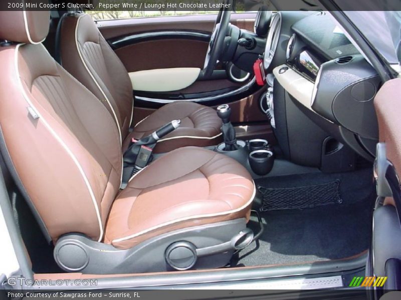 Pepper White / Lounge Hot Chocolate Leather 2009 Mini Cooper S Clubman
