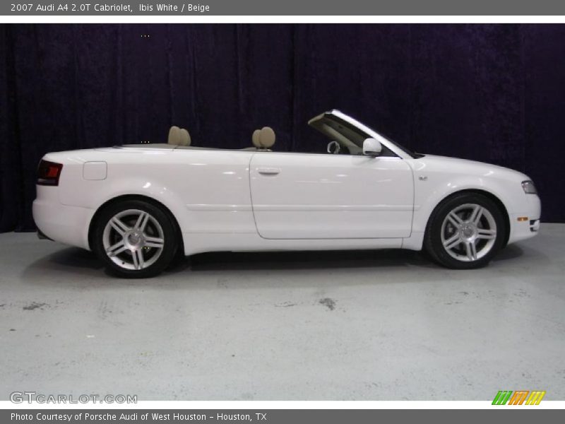 Ibis White / Beige 2007 Audi A4 2.0T Cabriolet