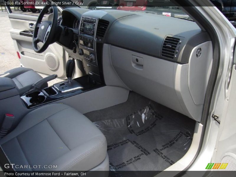 Bright Silver / Gray 2008 Kia Sorento EX 4x4