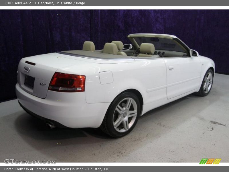 Ibis White / Beige 2007 Audi A4 2.0T Cabriolet