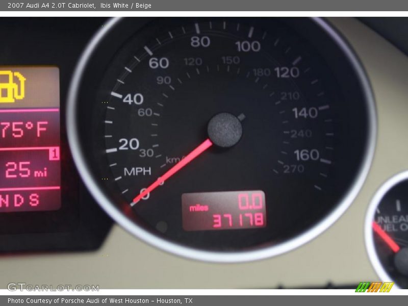 Ibis White / Beige 2007 Audi A4 2.0T Cabriolet