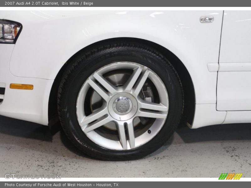 Ibis White / Beige 2007 Audi A4 2.0T Cabriolet